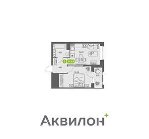 1-к квартира, вторичка, 35м2, 4/16 этаж