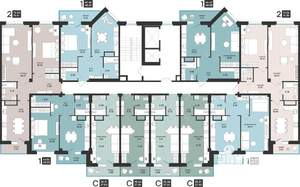 2-к квартира, вторичка, 75м2, 3/13 этаж
