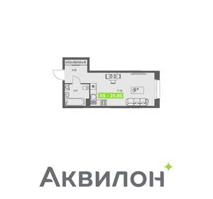 Студия квартира, вторичка, 26м2, 6/8 этаж