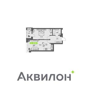 1-к квартира, вторичка, 47м2, 3/8 этаж