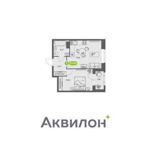 1-к квартира, вторичка, 40м2, 5/16 этаж