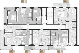 1-к квартира, вторичка, 42м2, 2/16 этаж