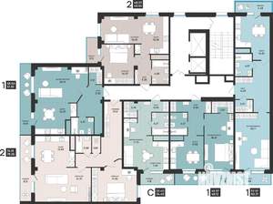 2-к квартира, вторичка, 60м2, 3/13 этаж