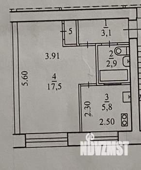 1-к квартира, вторичка, 30м2, 2/5 этаж