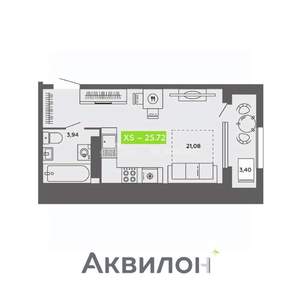 Студия квартира, вторичка, 26м2, 10/16 этаж