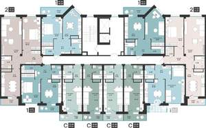 1-к квартира, вторичка, 48м2, 12/13 этаж