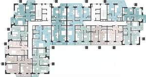 2-к квартира, строящийся дом, 65м2, 2/16 этаж