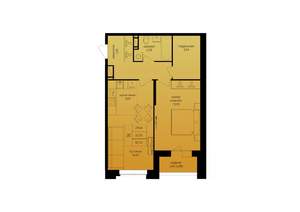 2-к квартира, строящийся дом, 54м2, 11/16 этаж