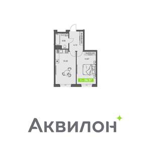 1-к квартира, вторичка, 39м2, 7/8 этаж