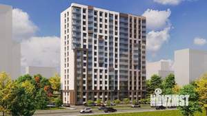 3-к квартира, строящийся дом, 78м2, 15/16 этаж