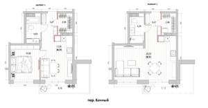 Студия квартира, вторичка, 39м2, 8/8 этаж