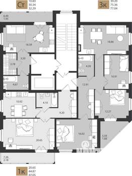 Студия квартира, вторичка, 32м2, 2/9 этаж