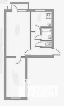 2-к квартира, вторичка, 48м2, 4/5 этаж