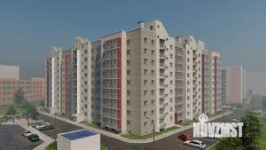 2-к квартира, строящийся дом, 51м2, 8/9 этаж