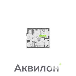 1-к квартира, вторичка, 37м2, 4/8 этаж