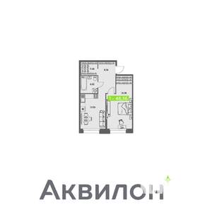 1-к квартира, вторичка, 48м2, 1/11 этаж