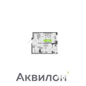 1-к квартира, вторичка, 37м2, 2/8 этаж