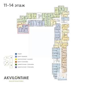 3-к квартира, вторичка, 73м2, 13/16 этаж
