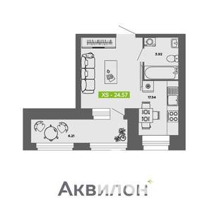Студия квартира, вторичка, 25м2, 1/11 этаж