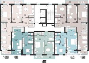3-к квартира, вторичка, 103м2, 7/16 этаж