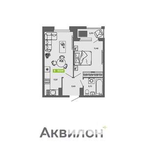 1-к квартира, вторичка, 38м2, 11/16 этаж