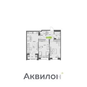 2-к квартира, вторичка, 67м2, 2/16 этаж