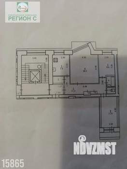 3-к квартира, вторичка, 66м2, 6/9 этаж