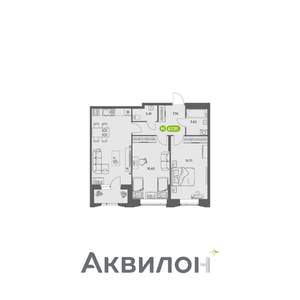 2-к квартира, вторичка, 67м2, 1/16 этаж