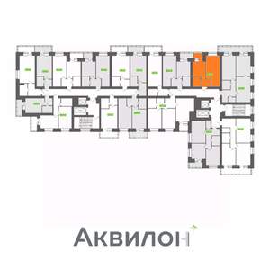 1-к квартира, сданный дом, 37м2, 11/11 этаж