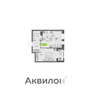 1-к квартира, вторичка, 40м2, 10/16 этаж