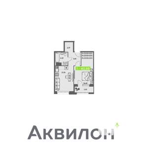 1-к квартира, вторичка, 41м2, 10/11 этаж