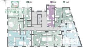 1-к квартира, вторичка, 46м2, 13/15 этаж