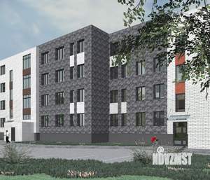 1-к квартира, строящийся дом, 42м2, 1/4 этаж