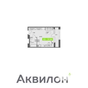 Студия квартира, вторичка, 32м2, 7/11 этаж
