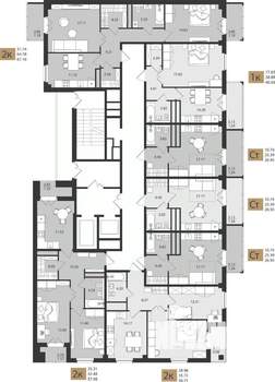 1-к квартира, вторичка, 27м2, 14/16 этаж