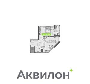1-к квартира, вторичка, 47м2, 6/8 этаж