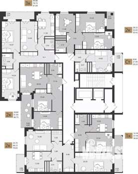 1-к квартира, вторичка, 39м2, 15/16 этаж