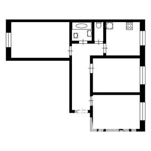 3-к квартира, вторичка, 77м2, 1/9 этаж